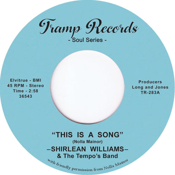 Shirlean Williams & The Tempo's Band - This Is a Song