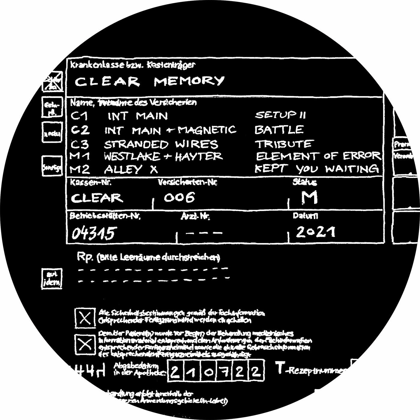 VARIOUS ARTISTS - CLEAR 006 EP