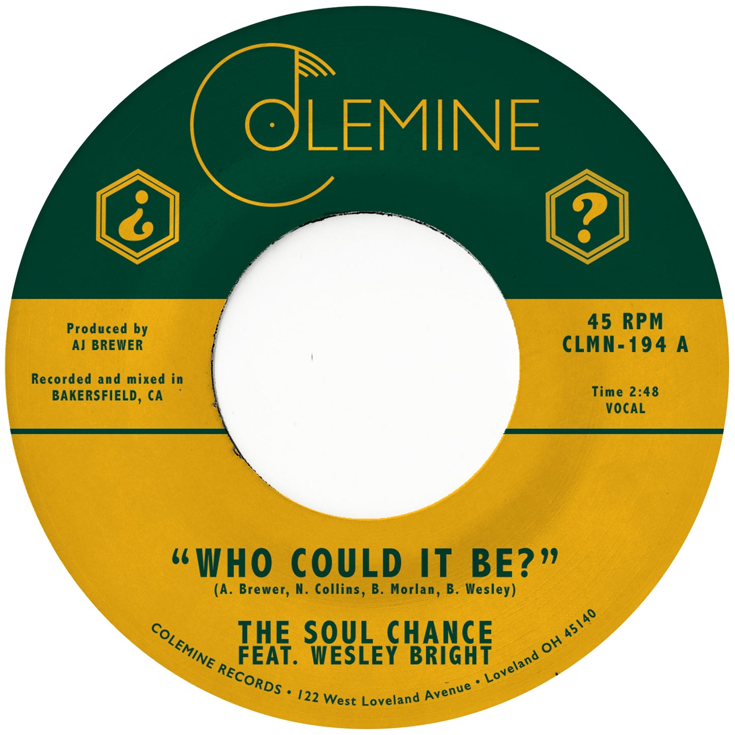 The Soul Chance & Wesley Bright - Who Could It Be?