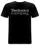 Technics Limited Edition T-shirt Black/Grey Print [XL]