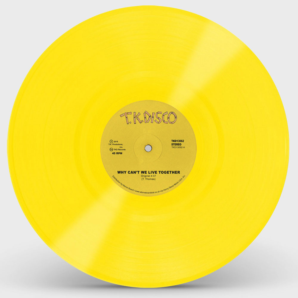 Timmy Thomas - Why Can't We Live Together (Late Nite Tuff Guy Rework) (Yellow Vinyl Repress)