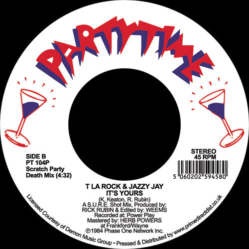 T LA Rock & Jazzy Jay - It's Yours