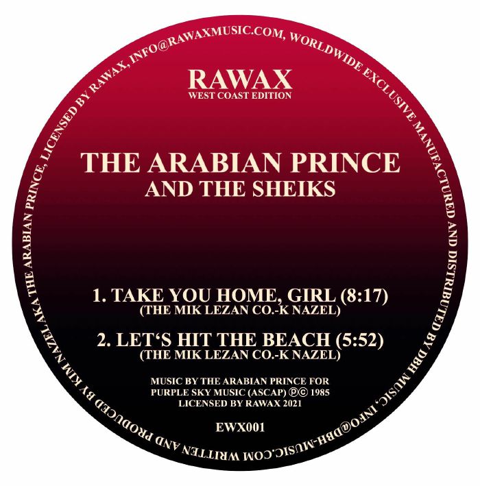 The Arabian Prince And The Sheiks -Take You Home Girl/ Innovator