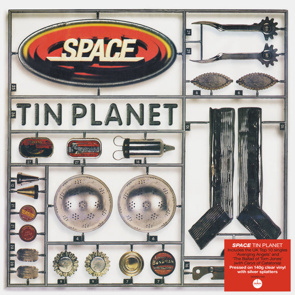 Space - Tin Planet (140g Clear With Silver Splatter Vinyl)