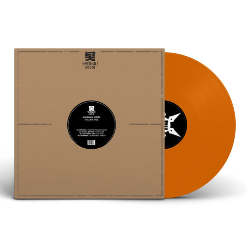 FRICTION/POLA & BRYSON/DOCUMENT ONE/MONRROE - Shuriken Vol 5 (orange vinyl 12")