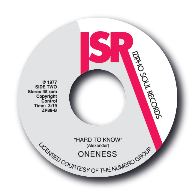 The Krash Band / Oneness - So, I Can Make This Change / Hard To Know