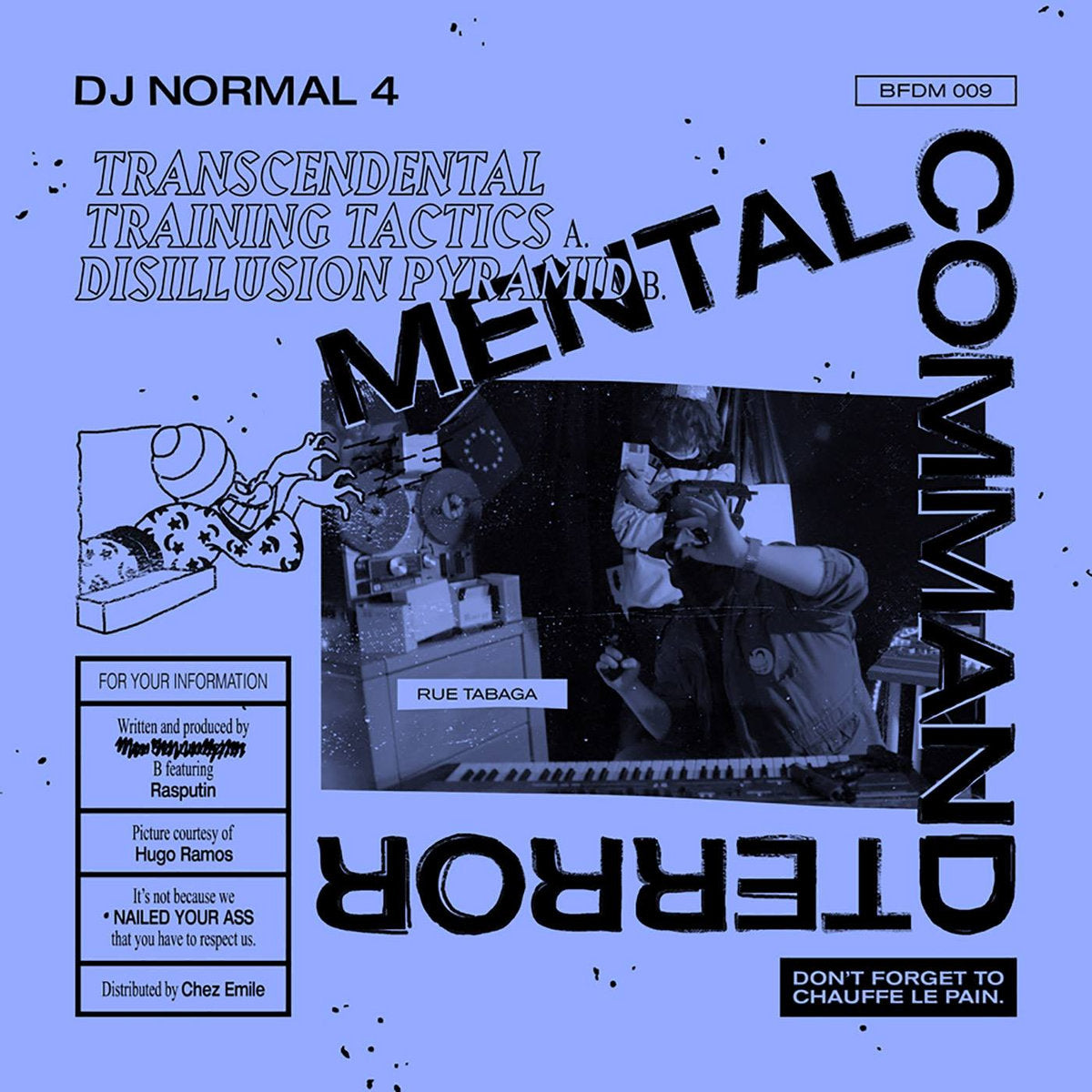 DJ NORMAL - 4 Mental Command Terror (10") (1 per customer)