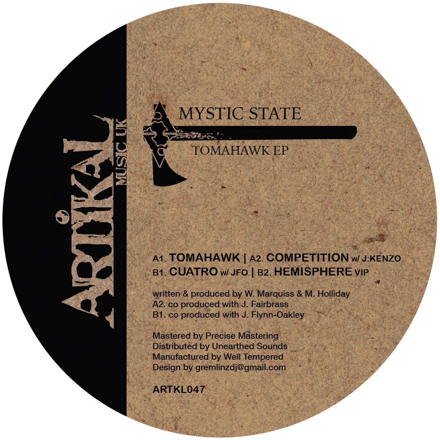 Mystic State - Tomahawk EP