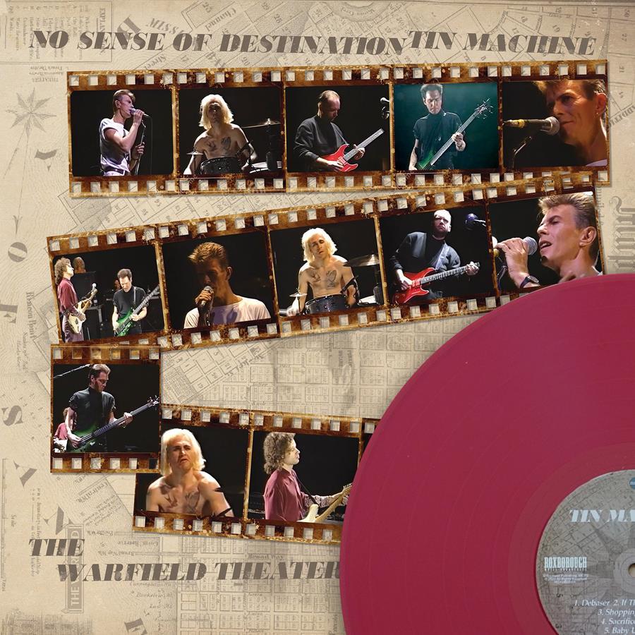 David Bowie / Tin Machine - No Sense Of Destination (burgundy red)