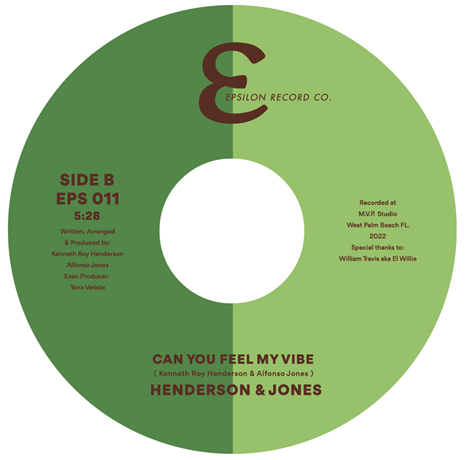 Henderson & Jones - Picture of Love / Can You Feel My Vibe 7”