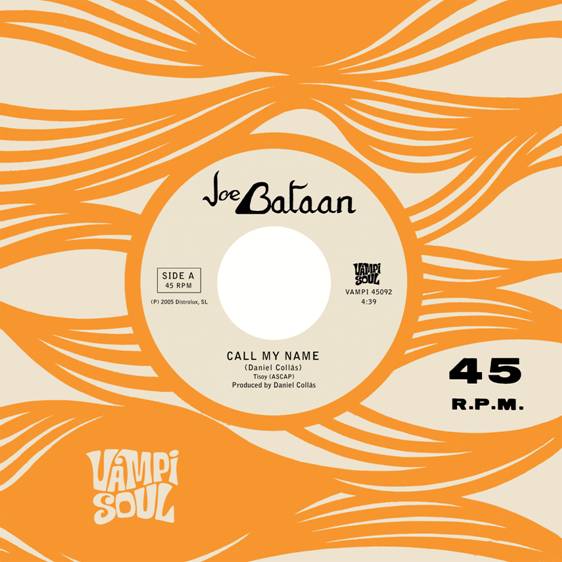 JOE BATAAN - CALL MY NAME [Orange and Black Splatter Vinyl]