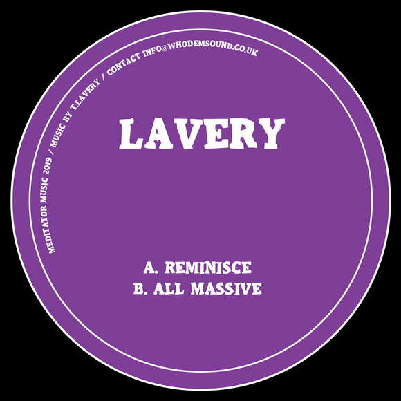 Lavery - Reminisce (CLEAR vinyl)