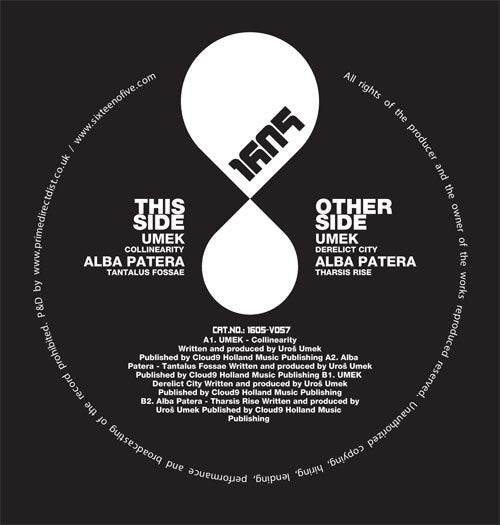 Umek, Alba Patera - Collinearity