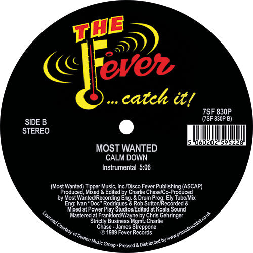 Most Wanted - Calm Down / Calm Down - Inst (RSD 2022)