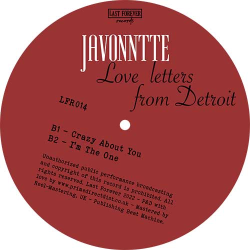 Javonntte - Love Letters From Detroit EP