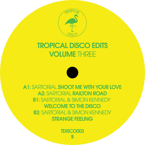 SARTORIAL/SIMON KENNEDY - Tropical Disco Edits Vol 3