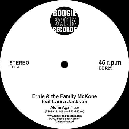 Ernie & the Family McKone Featuring Laura Jackson - Alone Again / Make A Move On Me