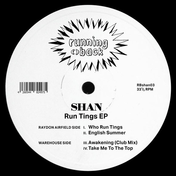 Shan - Run Tings EP (2022 Repress)