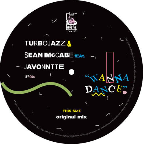 Turbojazz / Sean Mccabe Featuring Javonntte - Wanna Dance