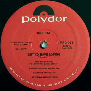 Don Ray - Got To Have Loving