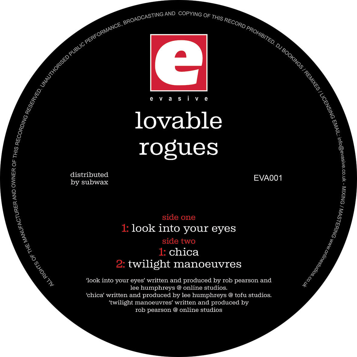 Lovable Rogues - Look Into You Eyes / Chica / Twilight