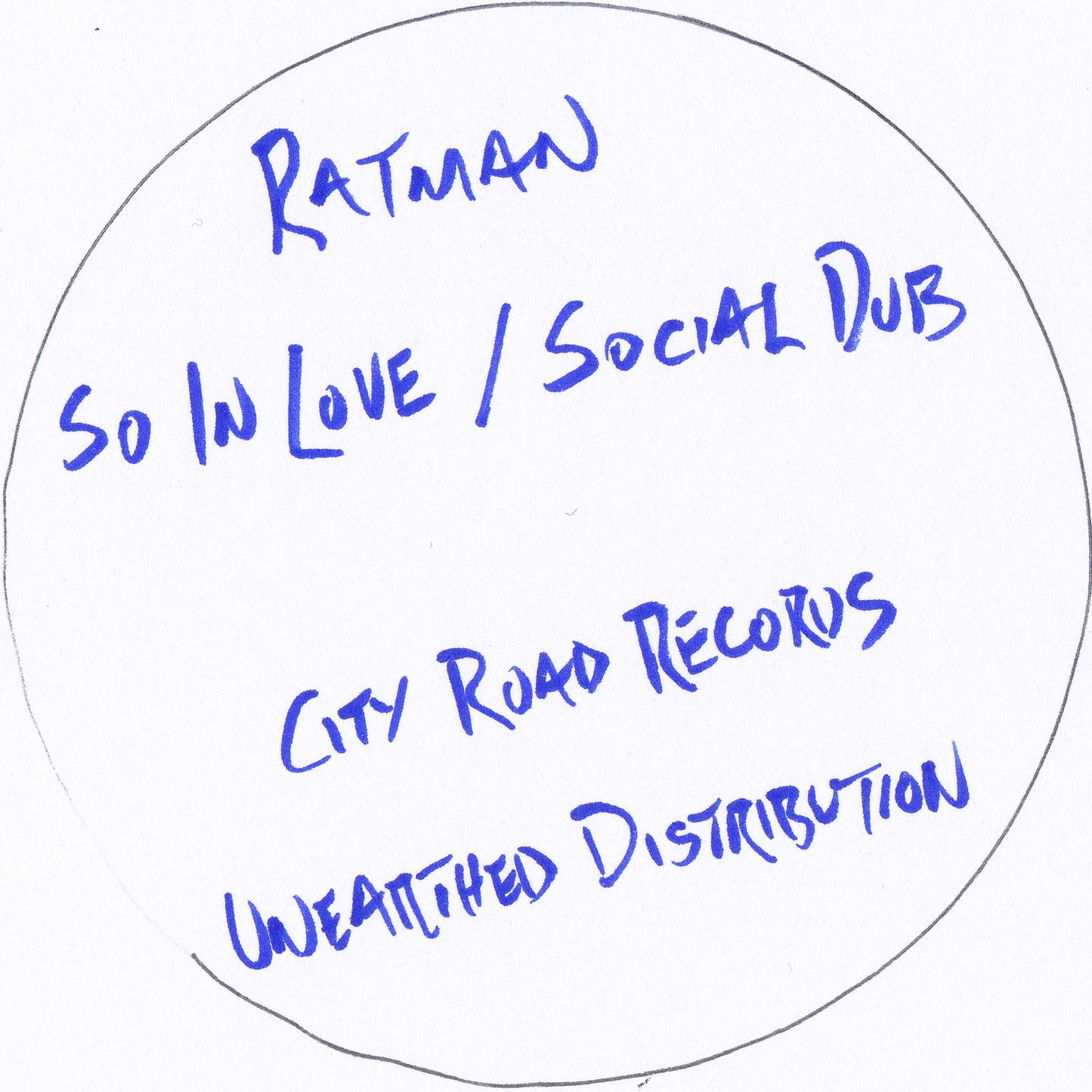 Ratman - So In Love / Social Dub