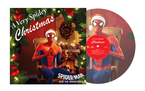 VARIOUS ARTISTS - A Very Spidey Christmas (10" Clear vinyl and full colour picture)