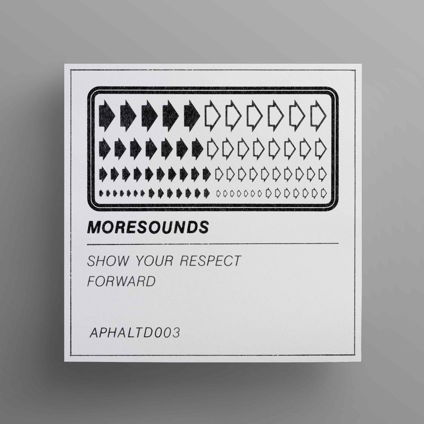 Moresounds - Show Your Respect (ONE PER PERSON)