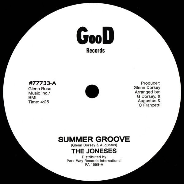 The Joneses - Summer Groove