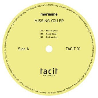 Moriisme - Missing You EP