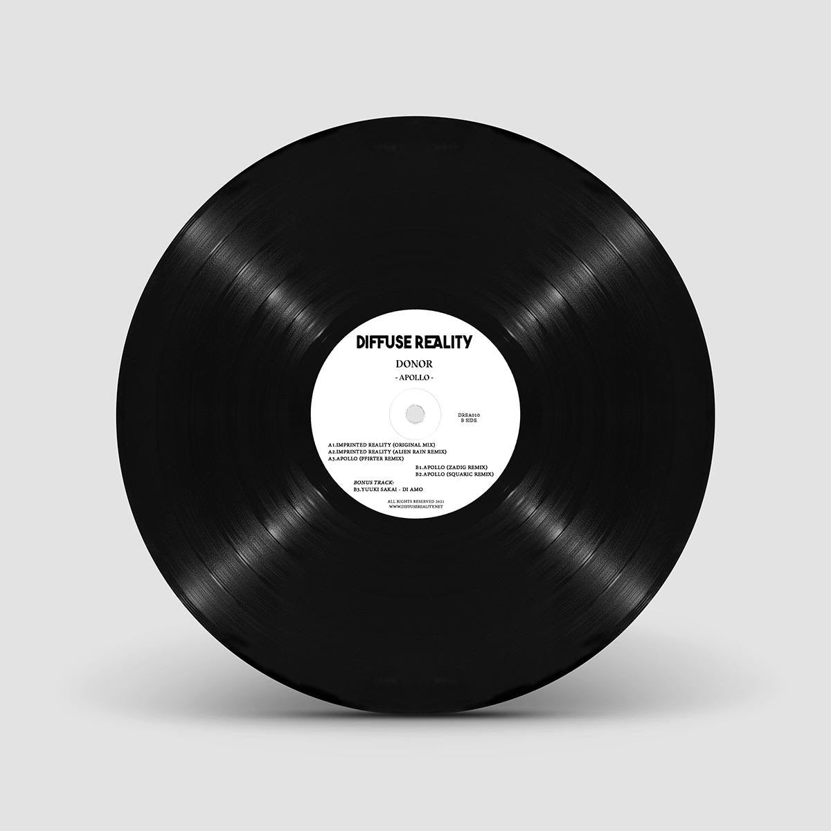 Donor (incl. remixes by Alien Rain / Pfirter / Zadig & more) - Apollo