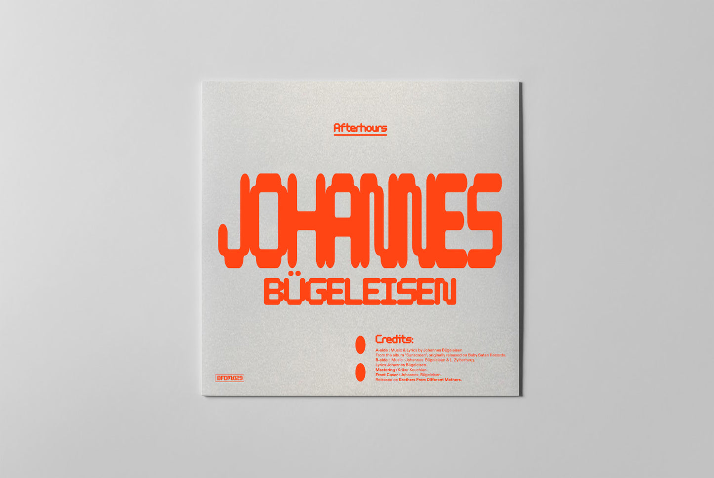 Johannes Bügeleisen - Afterhours