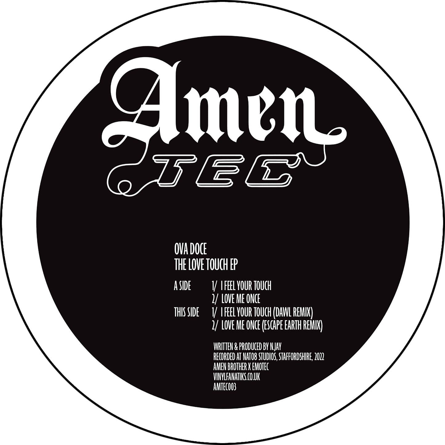 Ova Doce - The Love Touch EP