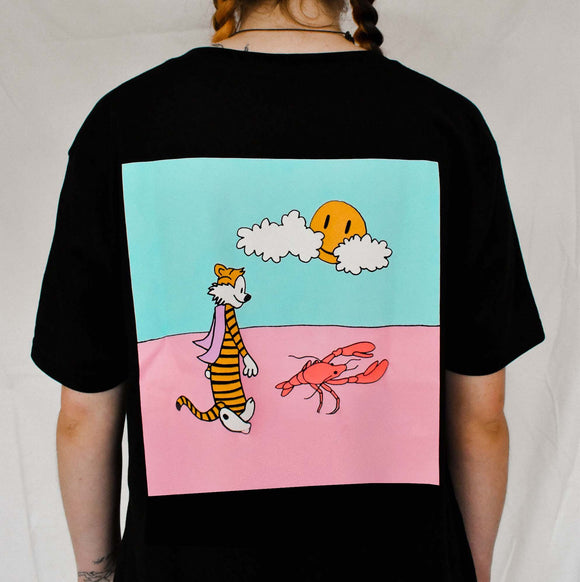 Myor X Lobster Collection - Deep Into The Jungle Tee [Black Colourway]