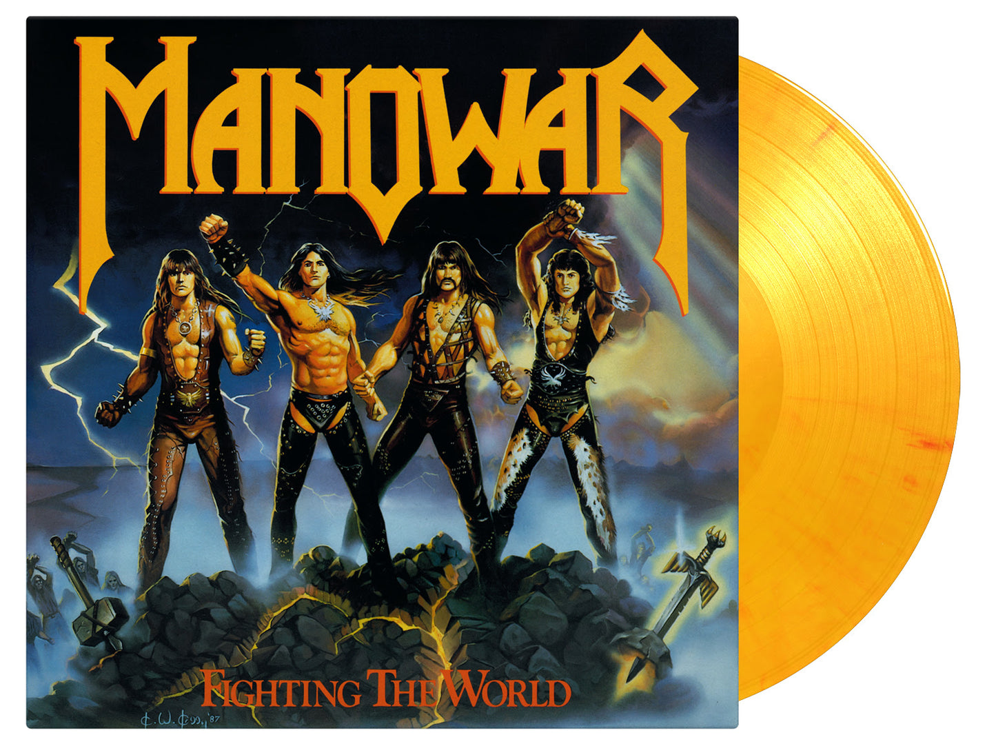 Manowar - Fighting The World (1LP Coloured)