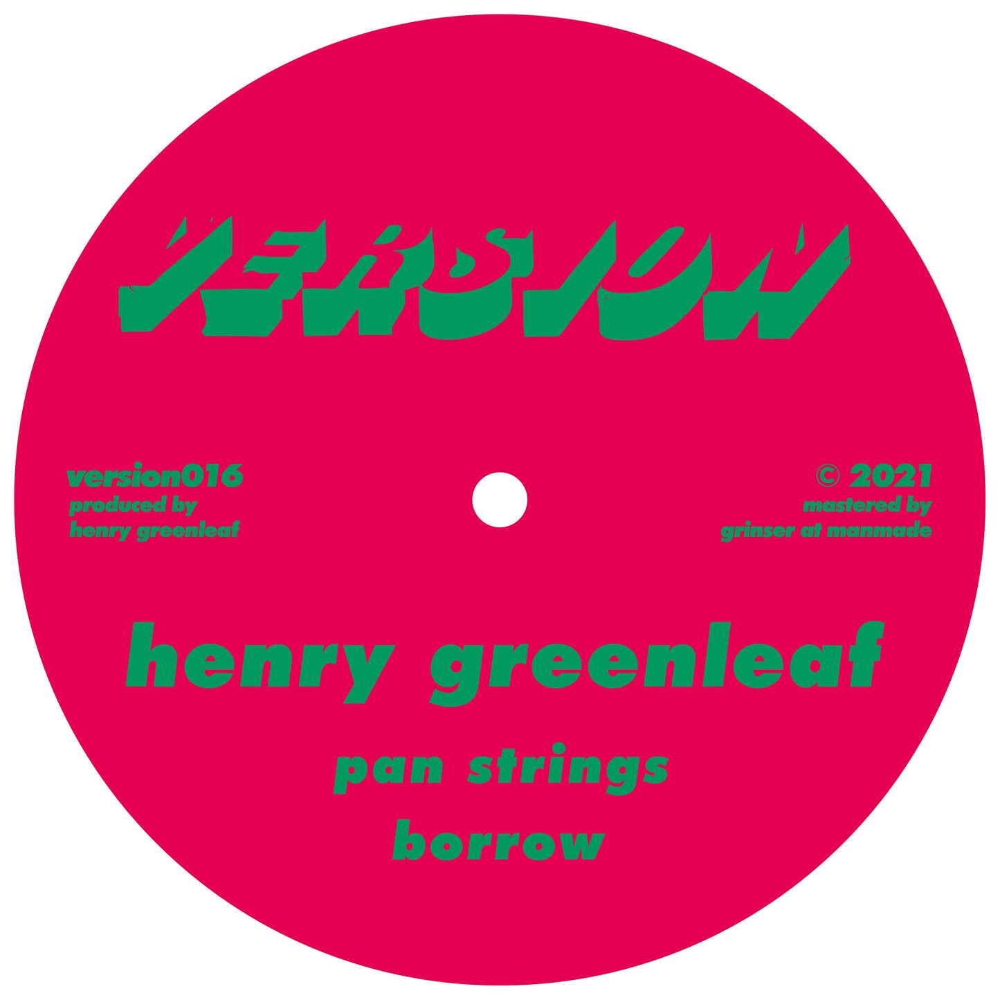 Henry Greenleaf - Rush EP