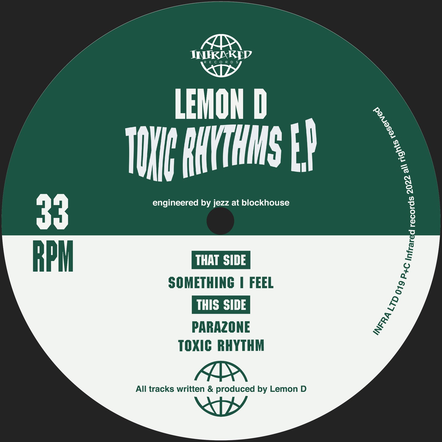 Lemon D - Toxic Rhythms EP