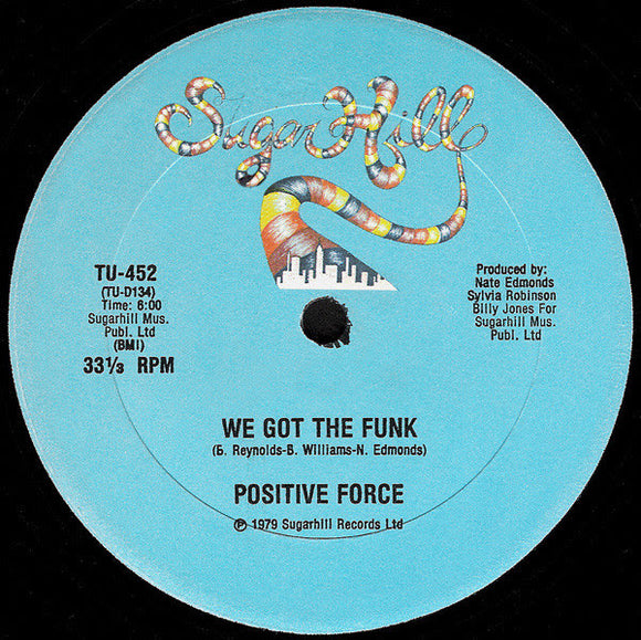 West Street Mob / Positive Force - We Got the Funk /Mosquito (Misprinted Label on B side)