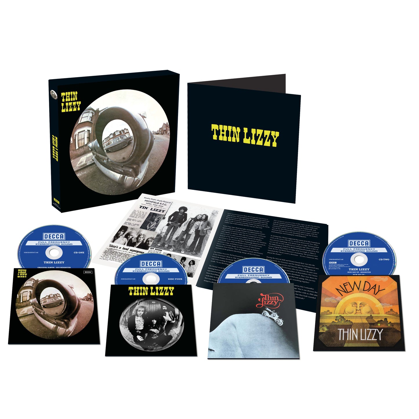 Thin Lizzy - Thin Lizzy (Deluxe Edition) [3CD/BR]