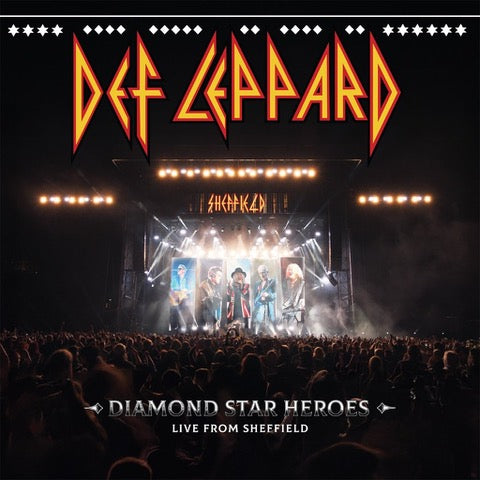 Def Leppard - Diamond Star Heroes Live From Sheffield [2LP Black Red and White Shefield United Splatter]