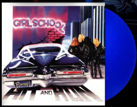 GIRLSCHOOL - Hit And Run [Blue LP Vinyl]