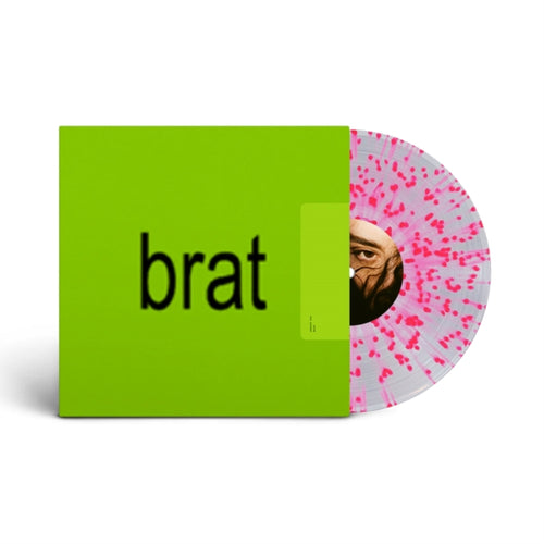 Charli XCX - Brat (Clear/Pink Splatter Vinyl) (Indies)