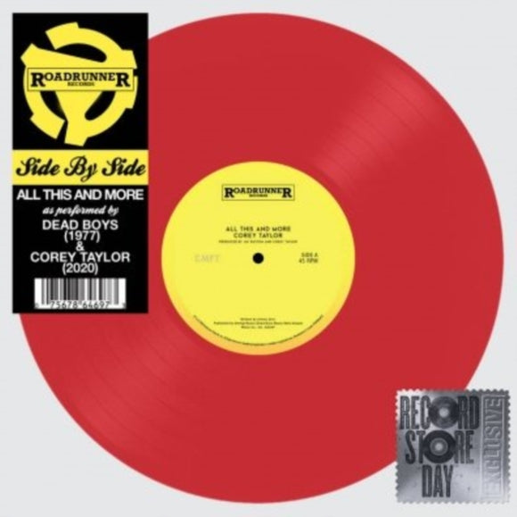 COREY TAYLOR / DEAD BOYS - All This & More (Side By Side) [Red Vinyl]