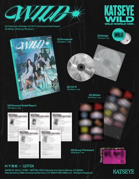 KATSEYE - WILD [CD – Wild World Vers.]
