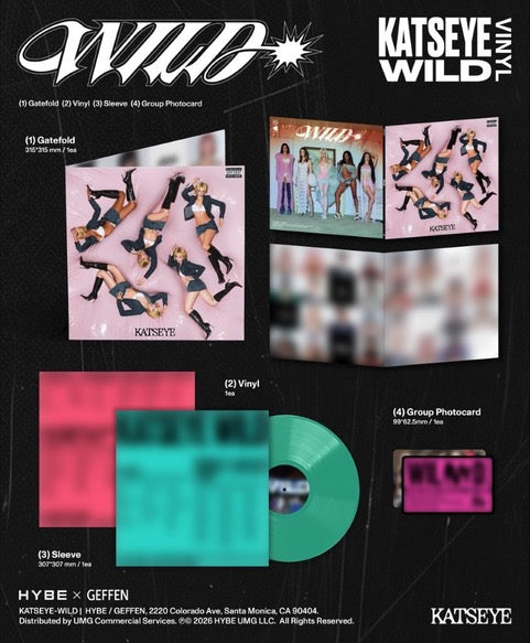 KATSEYE - WILD [LP Precious Jade]