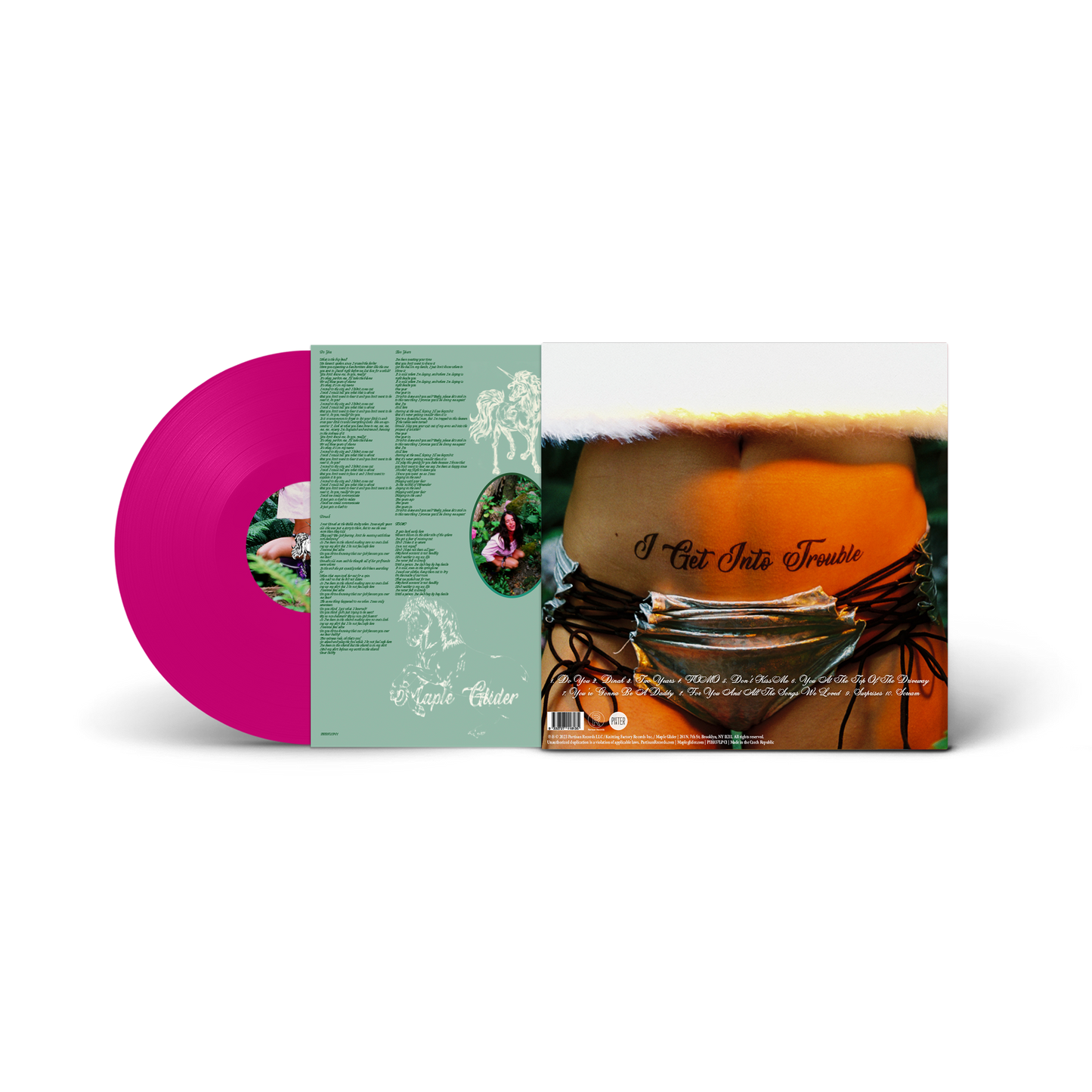 Maple Glider - I Get Into Trouble [Standard Neon Pink LP]