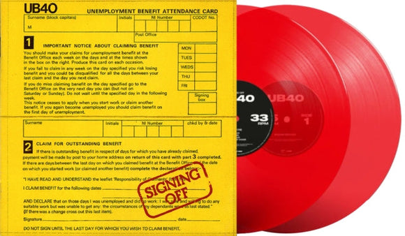 UB40 - Signing Off (Red Vinyl)