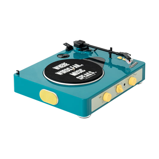 GADHOUSE - BRAD MKII RECORD PLAYER (BUILT-IN BLUETOOTH 5.0 & PITCH CONTROL) (GREEN)