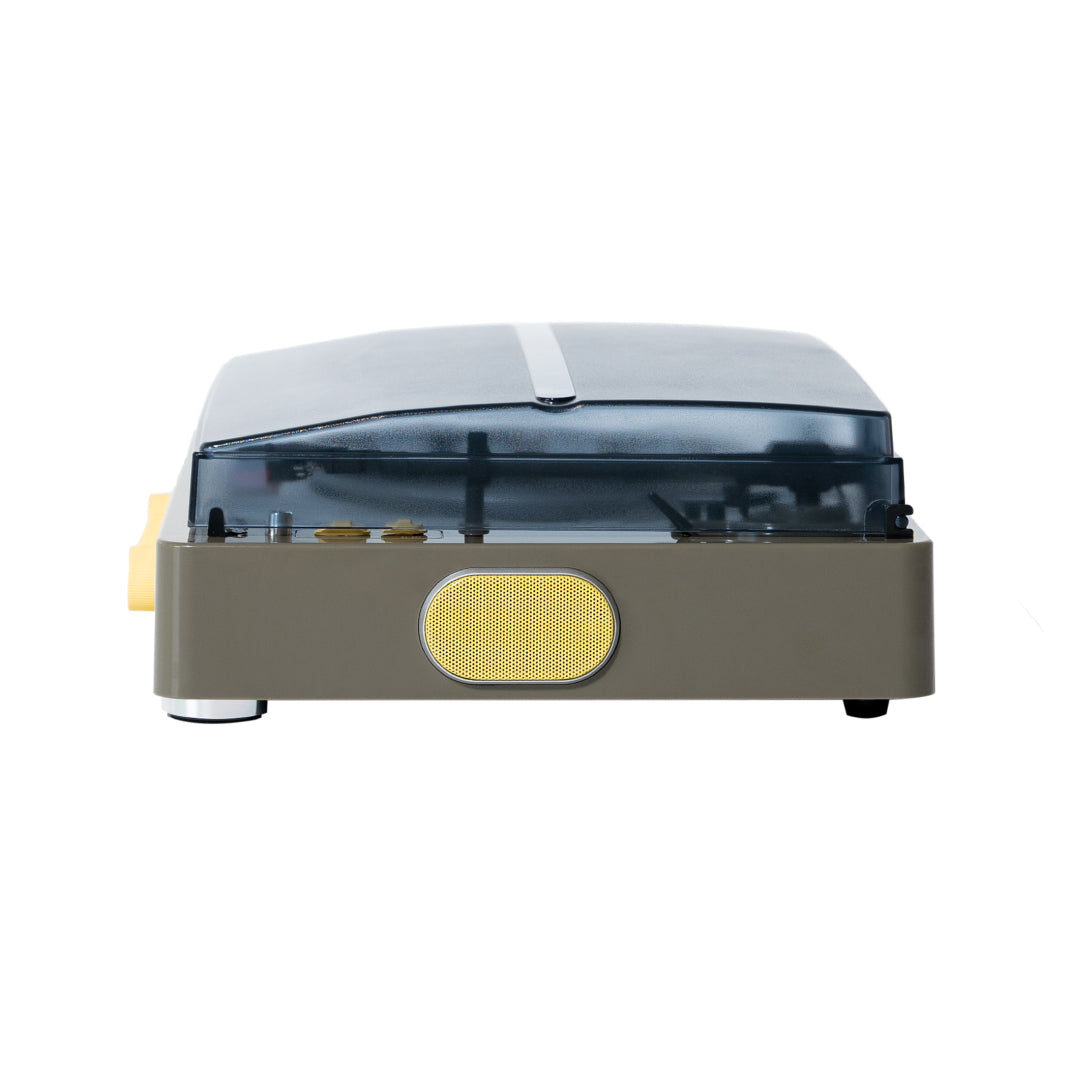 GADHOUSE - BRAD MKII RECORD PLAYER (BUILT-IN BLUETOOTH 5.0 & PITCH CONTROL) (GREY)