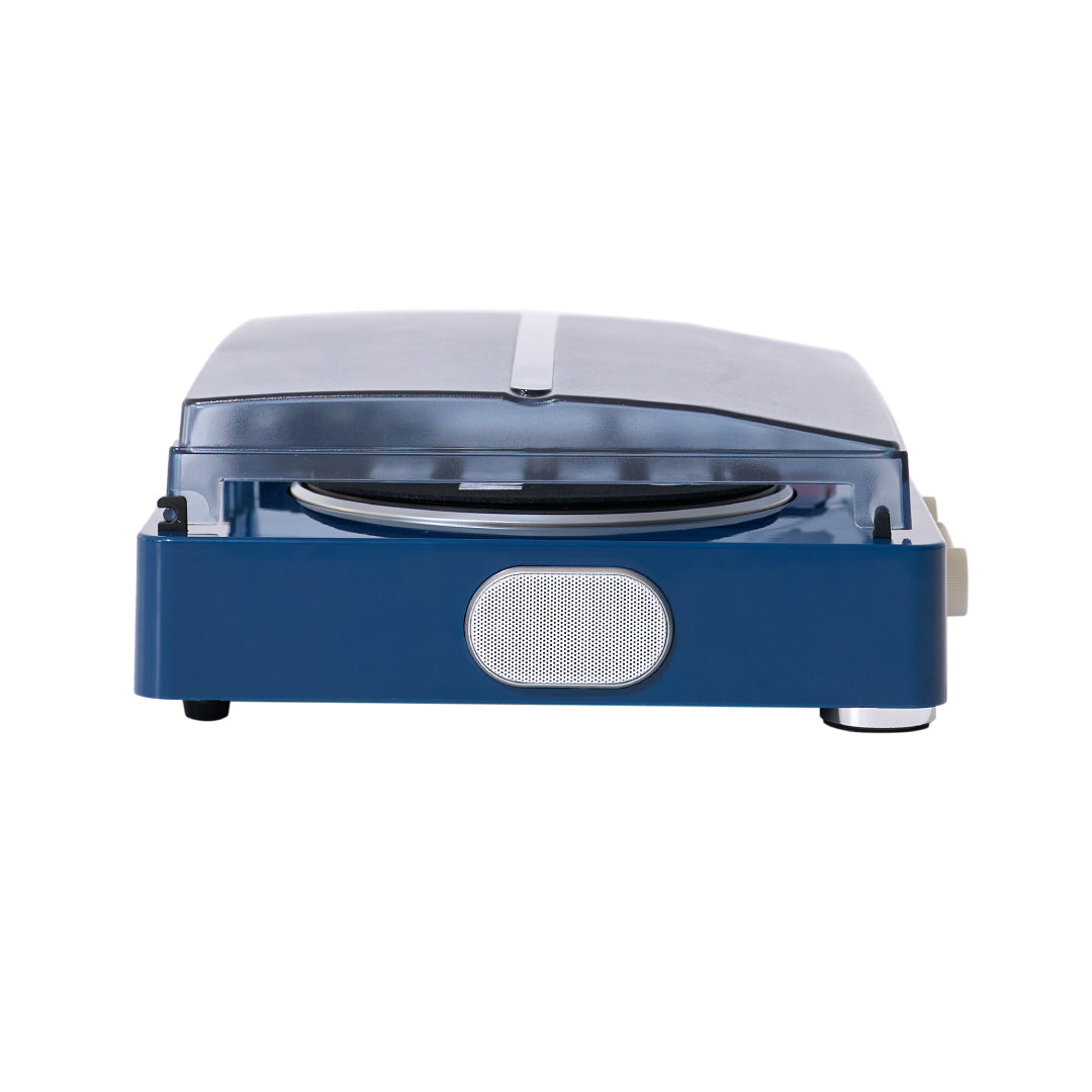 GADHOUSE - BRAD MKII RECORD PLAYER (BUILT-IN BLUETOOTH 5.0 & PITCH CONTROL) (NAVY)